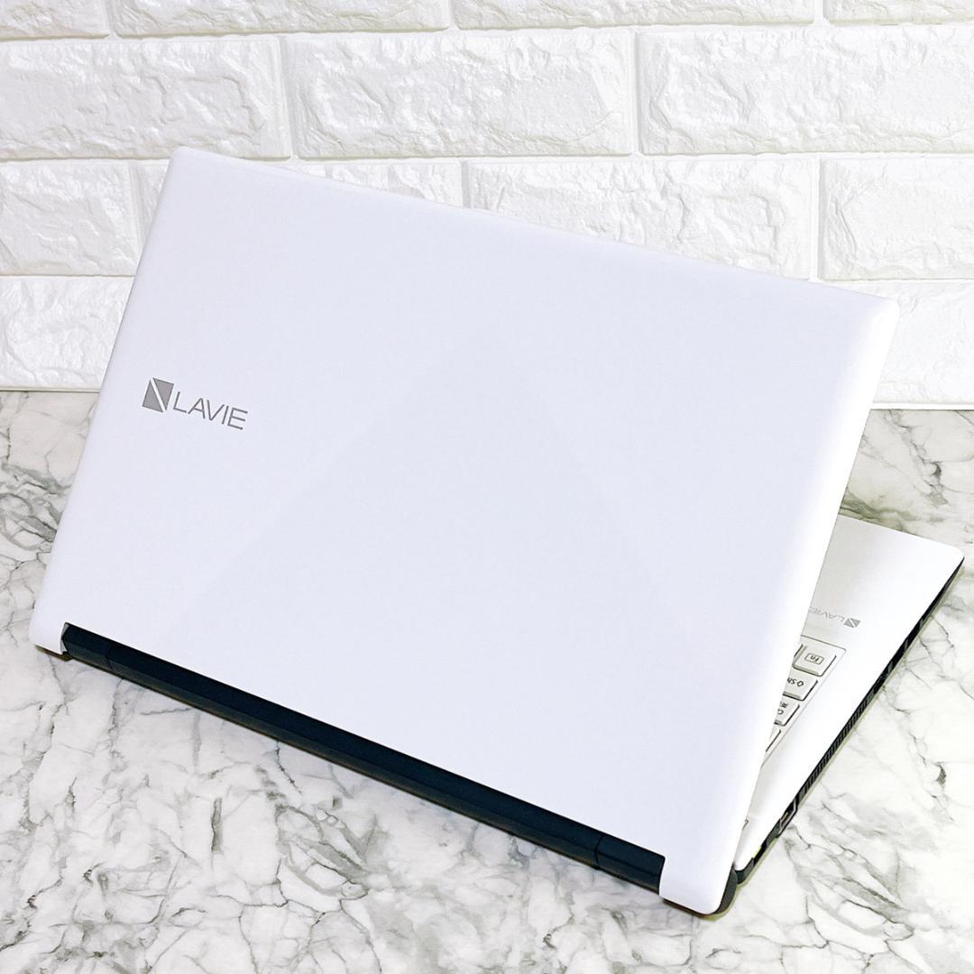 美品✨Windows11✨新品爆速SSD薄型ノートパソコン白✨カメラ・オフィス付