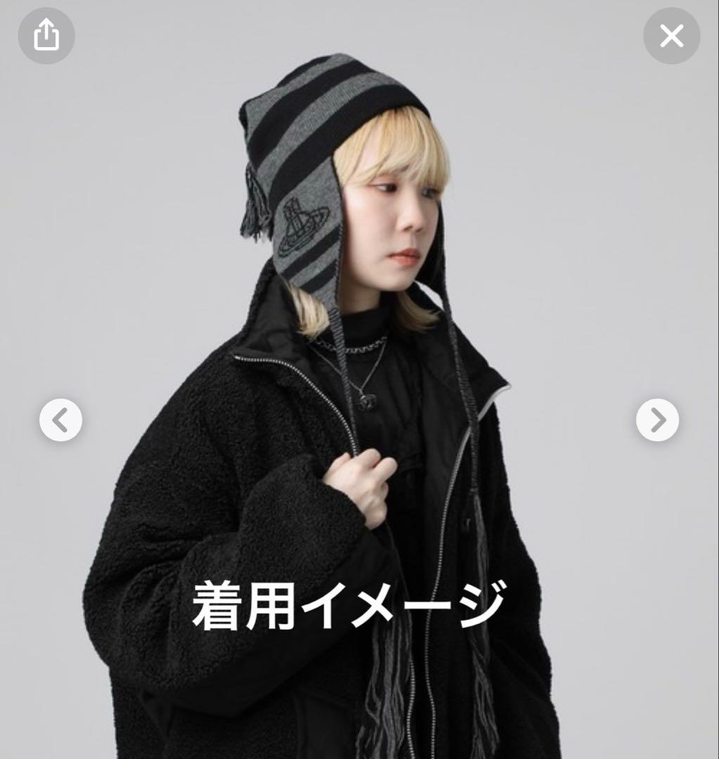 希少 レアカラー Vivienne Westwood ニット帽 オーブ