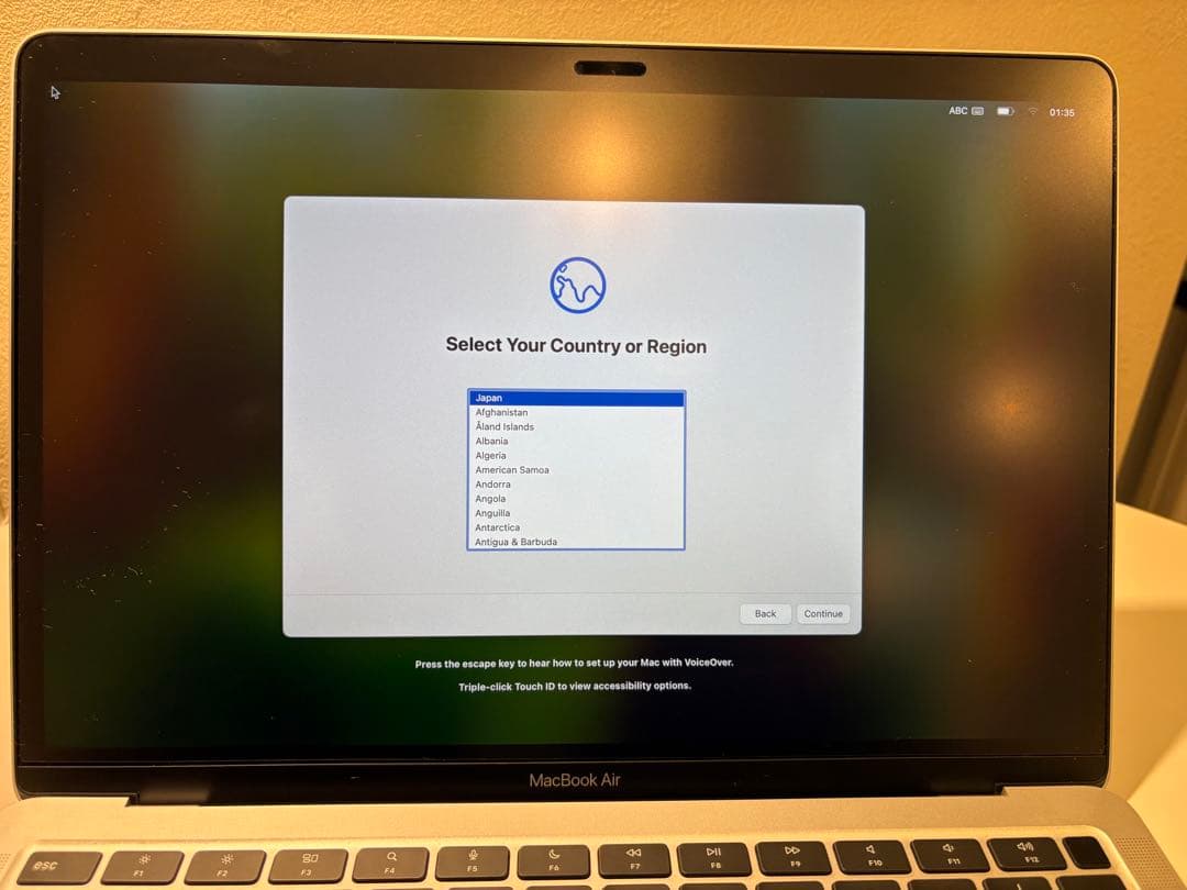 M1 MacBook Air 13インチ 8GB / 256GB シルバー