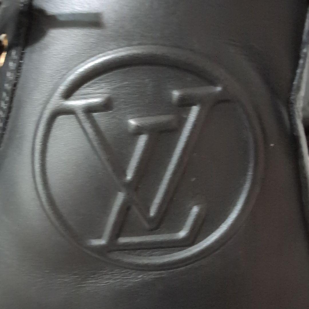 最終値下ルイヴィトンサークルロゴ本革サイドジップ　ハイカットスニーカー23〜24