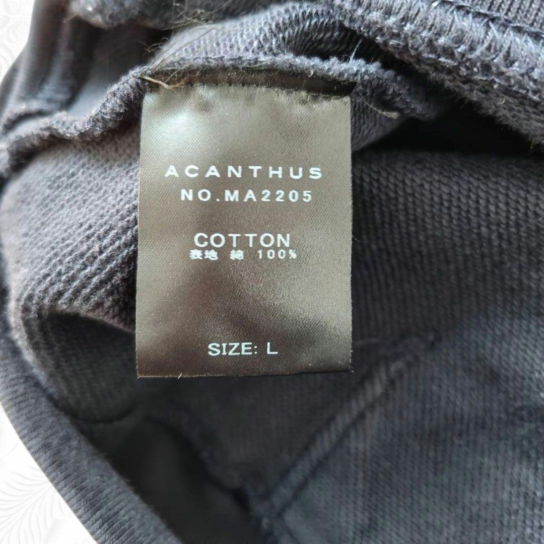 【極美品/コラボ】限定ムータマリン×アカンサス プルオーバーパーカー 濃紺 L