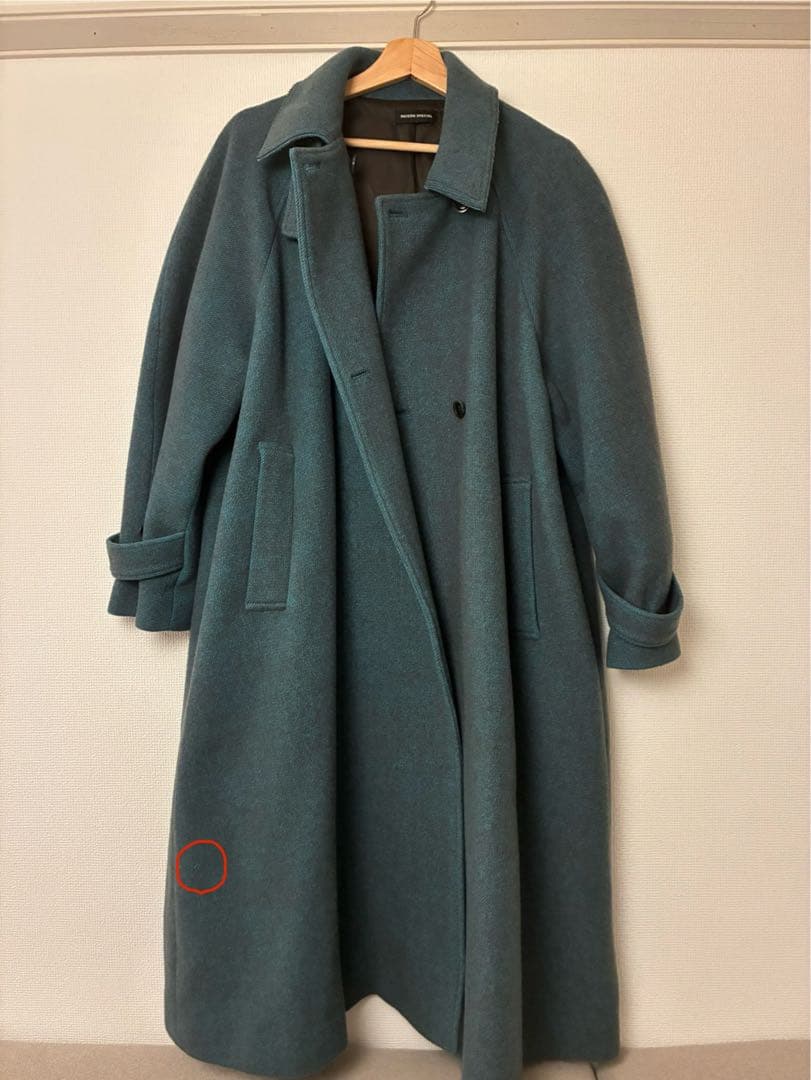 ミックスツイードボリュームステンカラーコート メゾンスペシャル