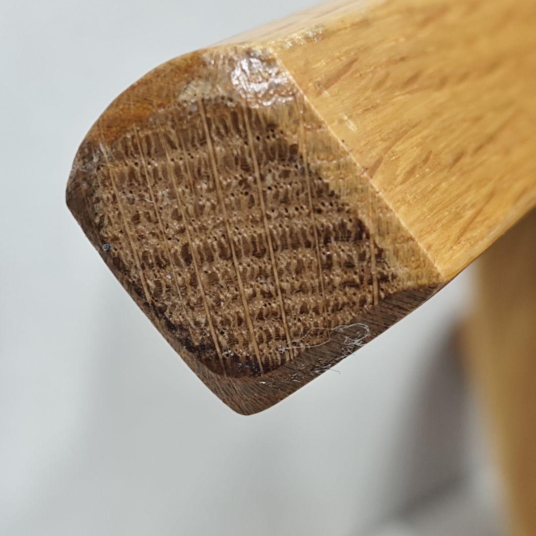 送料込 大川家具 ダイニングチェア リバー オーク材 椅子 チェア ②