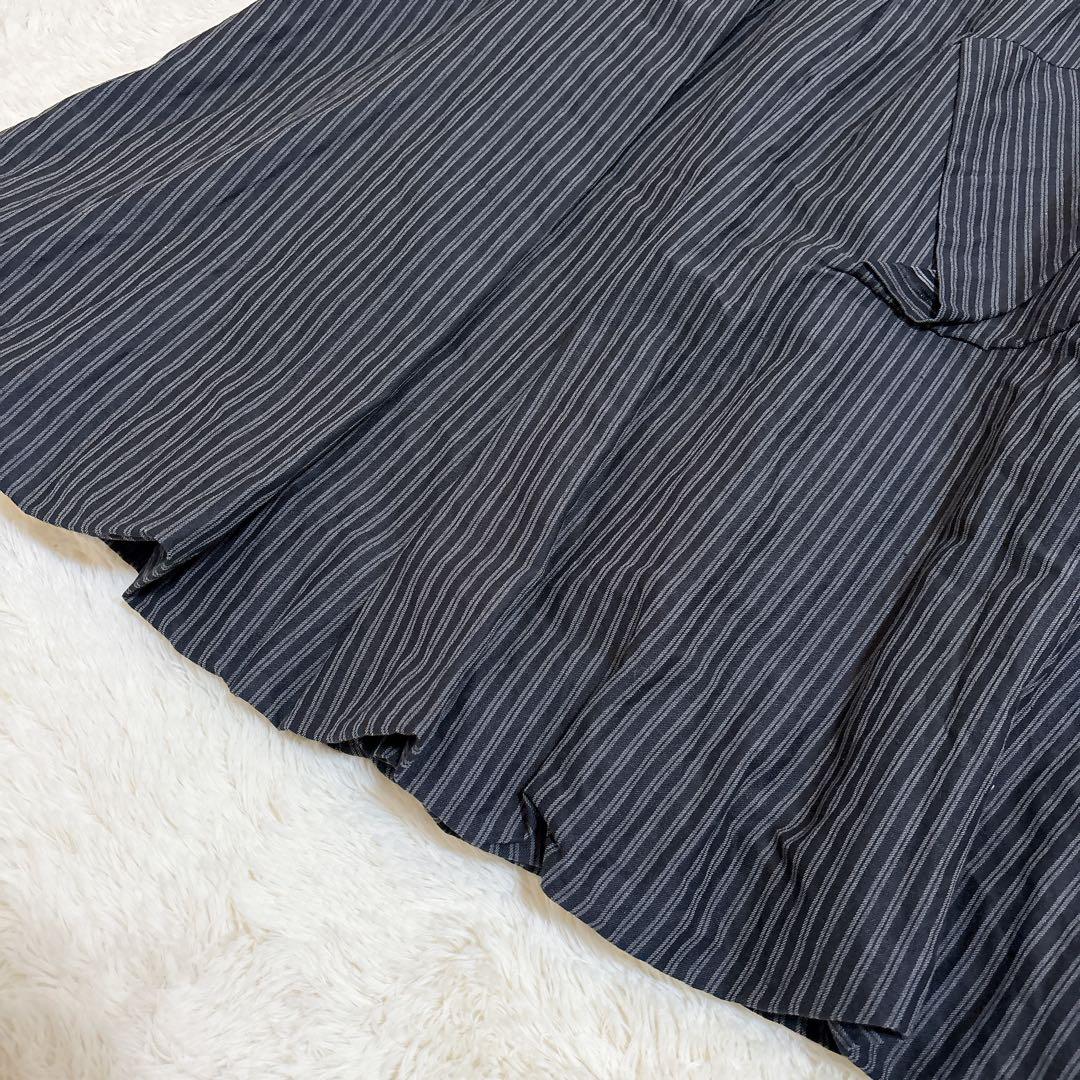 2024年モデル☆芽風 ヴィンテージ ストライプ スカート バルーン