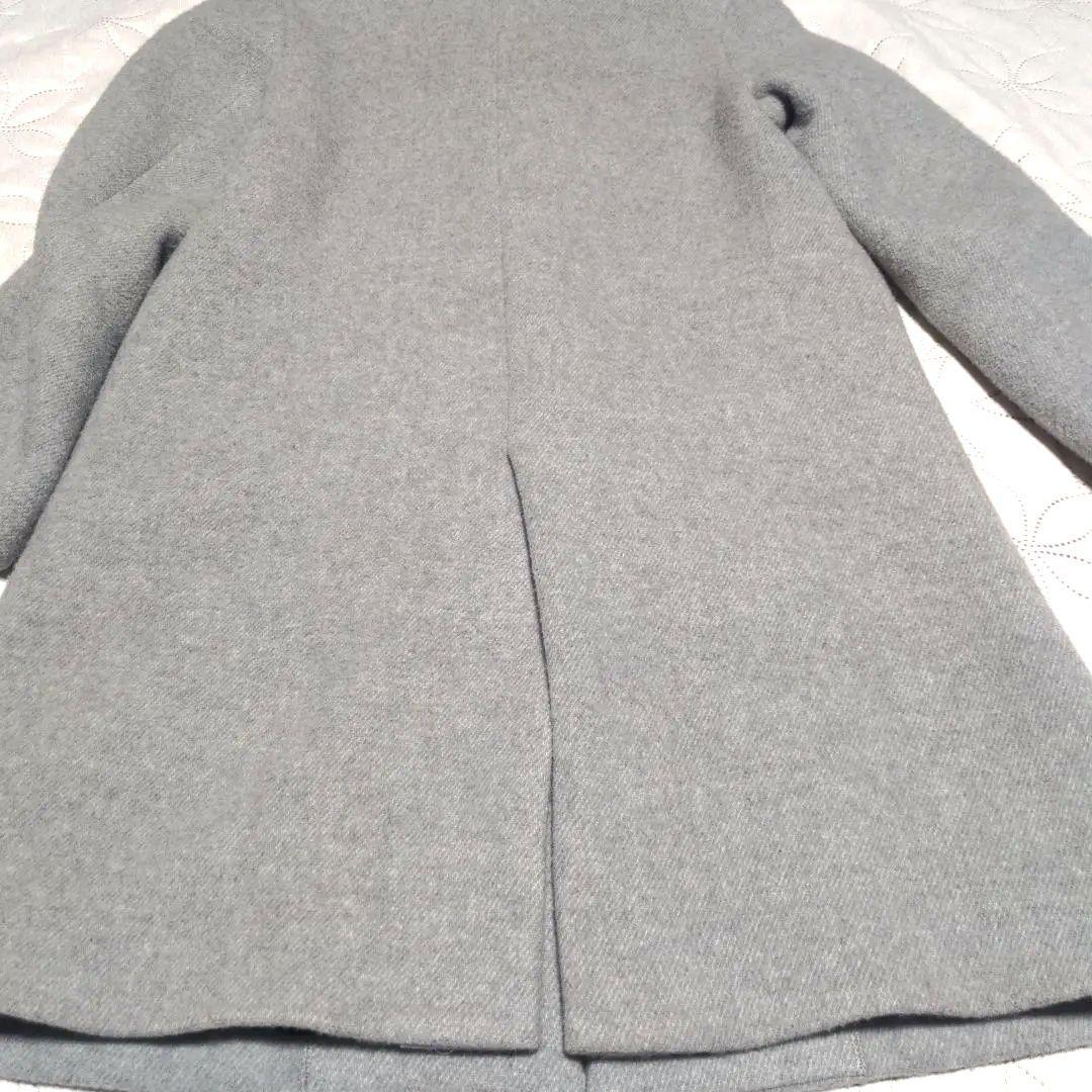 マッキントッシュ フィロソフィー　ウールステンカラーコート　グレー　サイズ38