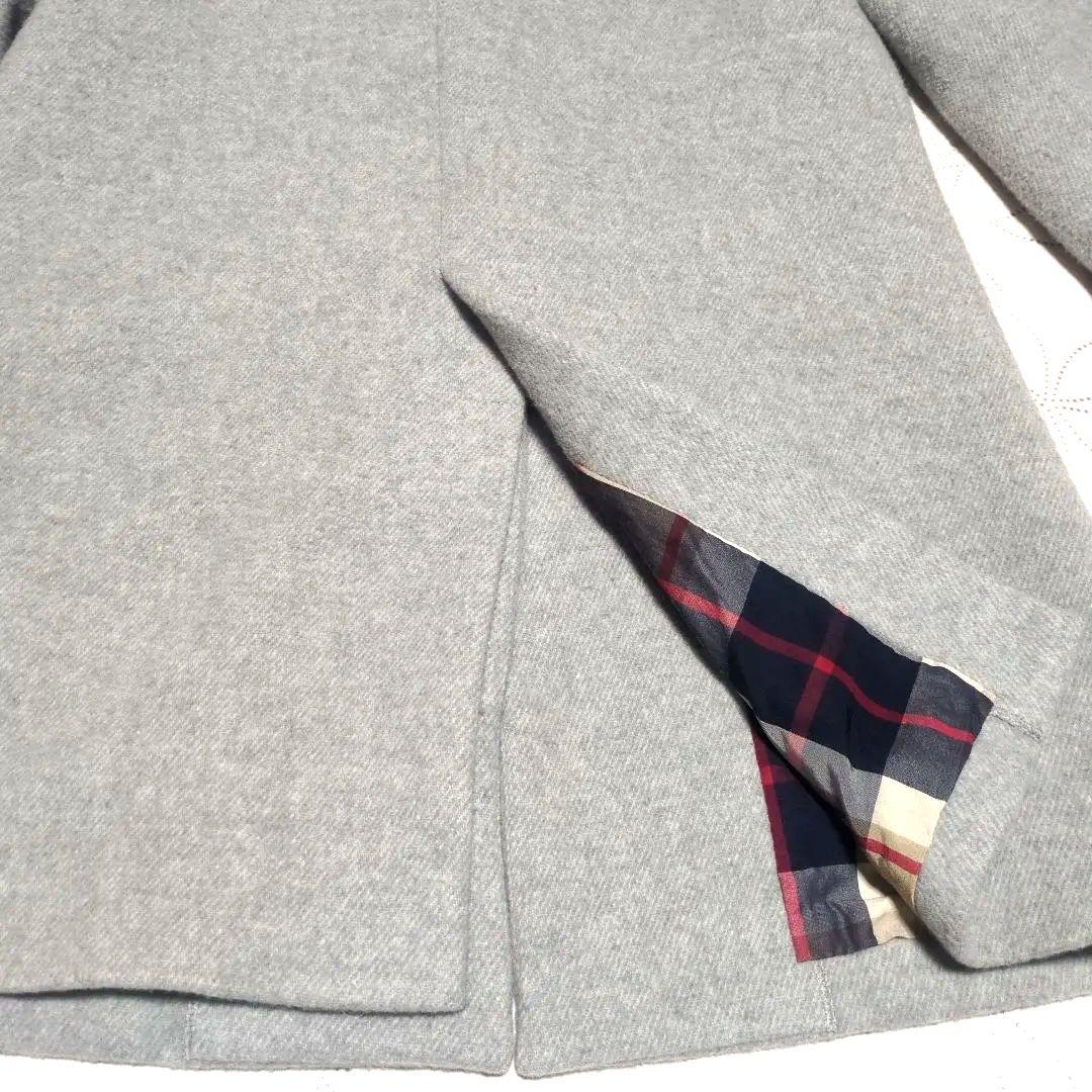 マッキントッシュ フィロソフィー　ウールステンカラーコート　グレー　サイズ38