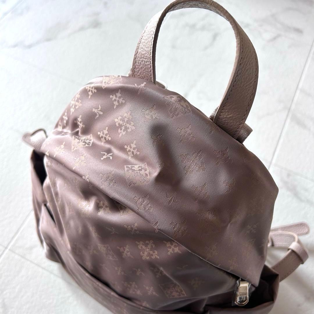 【新品タグ付き】ラシット　バックパック　モカ　ナイロン　レザー