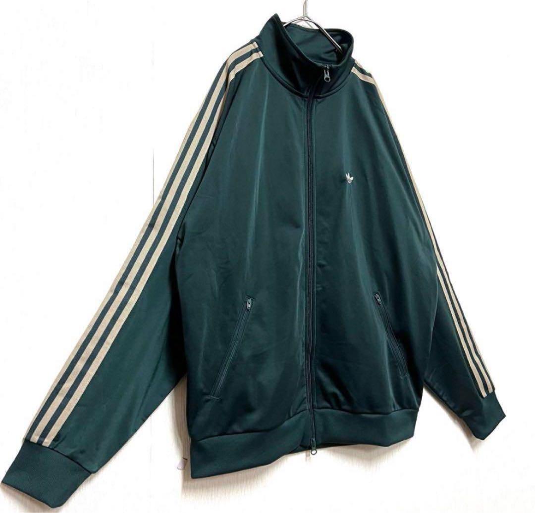 【常田大希着用色‼️】美品adidasベッケンバウアージャージ S 緑 古着