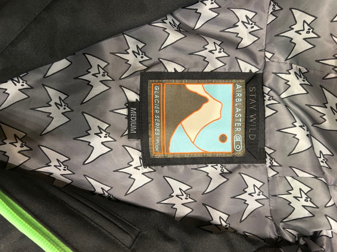 ARBLASTER GEO スノーボードジャケット M 黒/緑