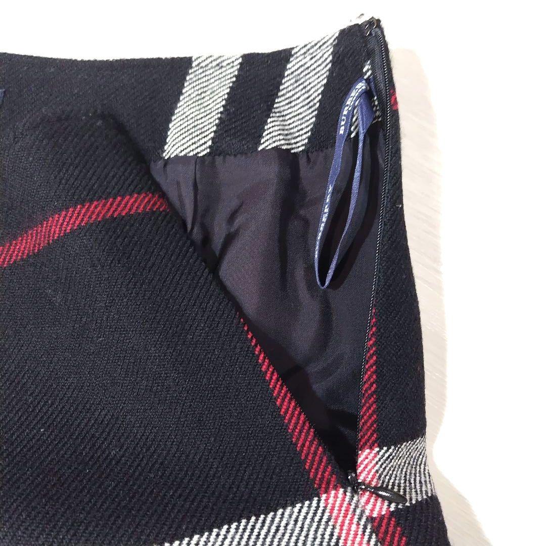 大きいサイズ　バーバリーロンドン　ひざ丈スカート　ノバチェック　メガチェック