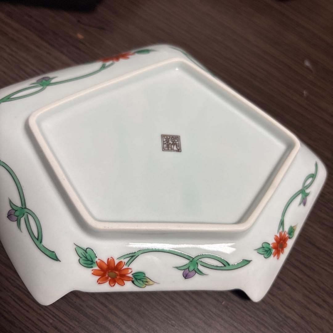 龍峯窯】祥瑞花丸紋 結びふみ型 銘々皿 5枚セット - メルカリ