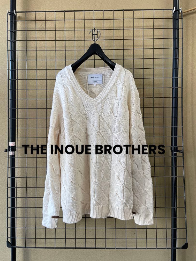 THE INOUE BROTHERS ロイヤルアルパカ ケーブル編み ニット - メルカリ