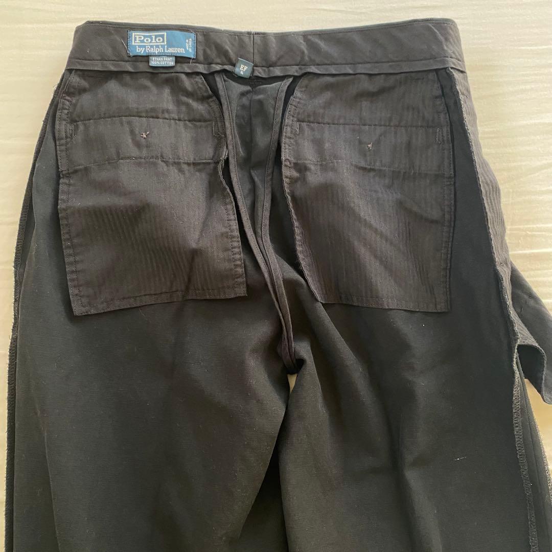 Ralphlauren ETHAN PANT黒 ポロチノ 2タック W30 - メルカリ