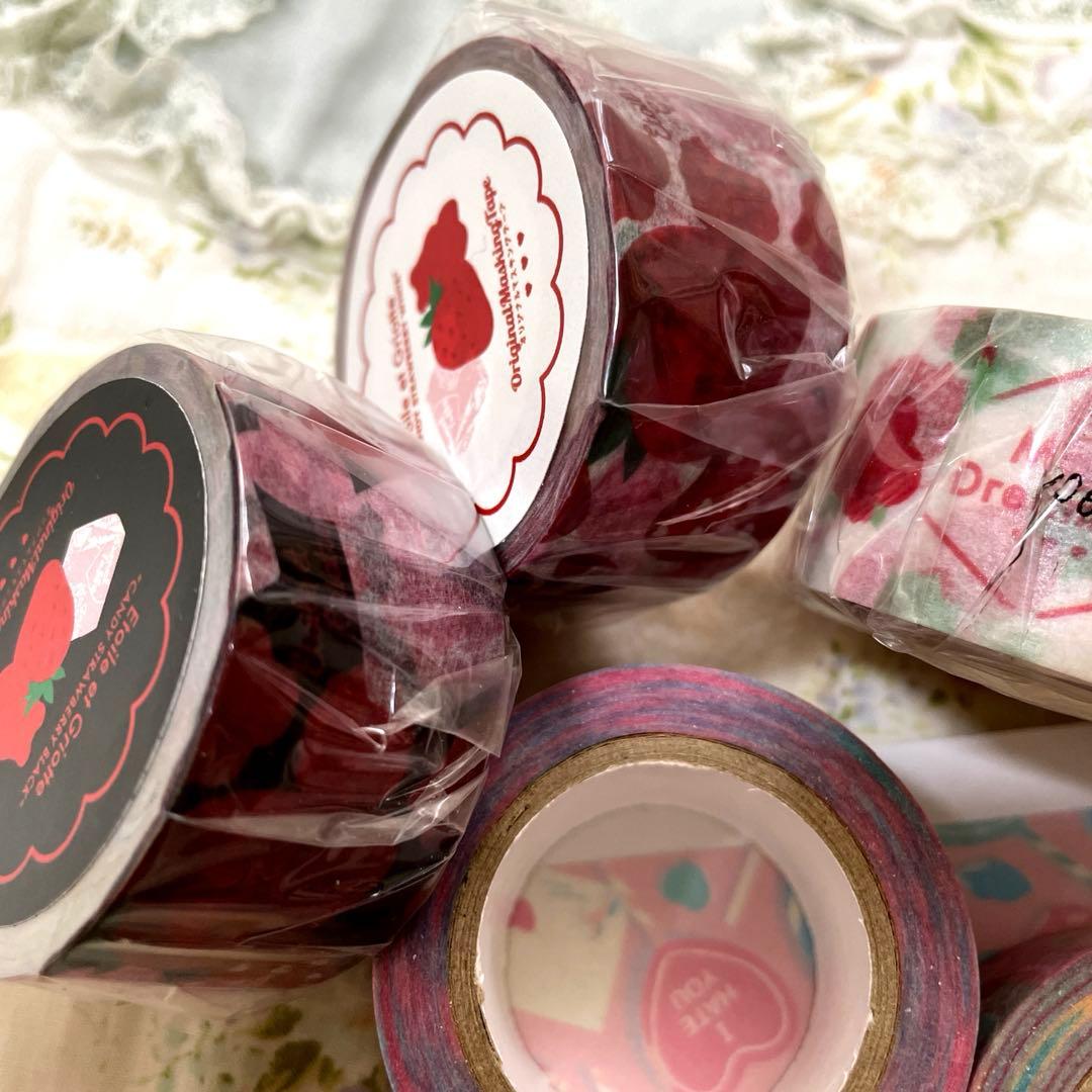 ♡エトワールエグリオットさんマスキングテープ未使用、中古あわせて7個セットです♡