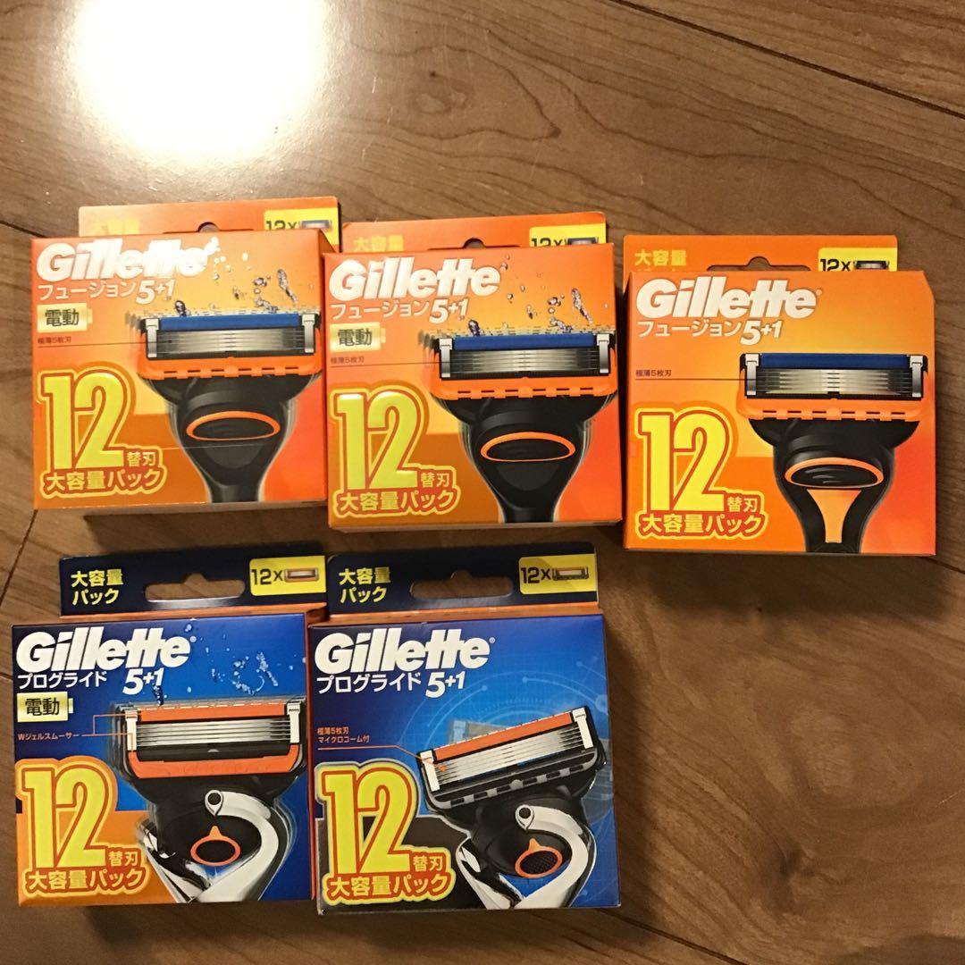 Gillette フュージョン・プログライド5枚刃 12替刃大容量パック