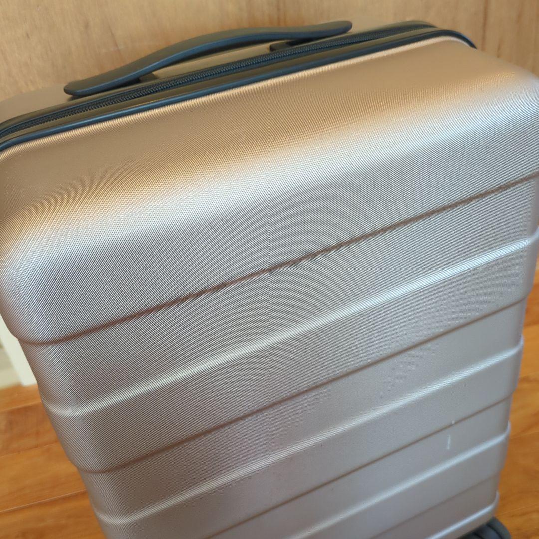 無印良品 バーを自由に調節できるハードキャリーケース36L ベージュ