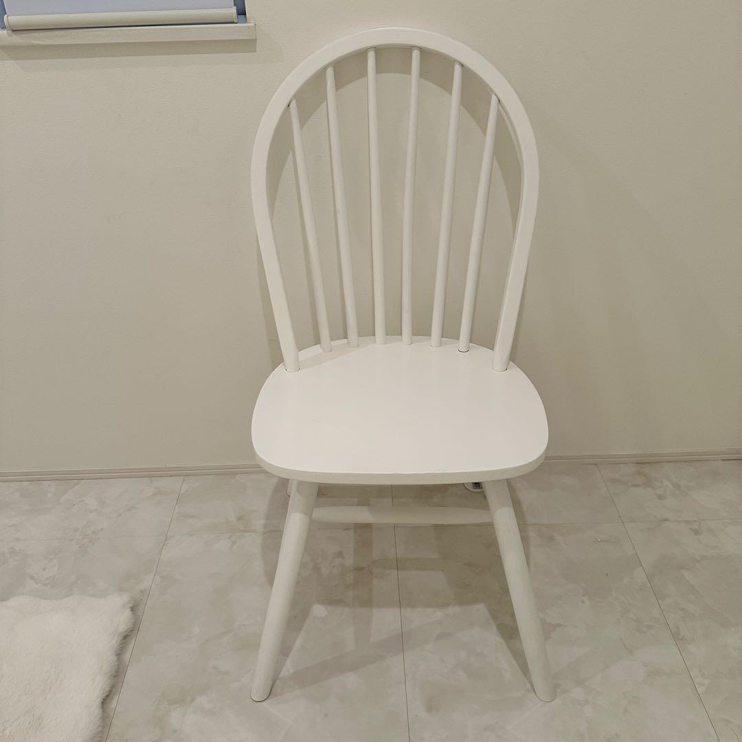ダイニングチェア ホワイト ウッドチェア 北欧