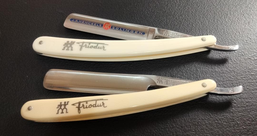 J.A.HENCKELS 西洋剃刀 50/1&70/1 純正ケース付 計2本