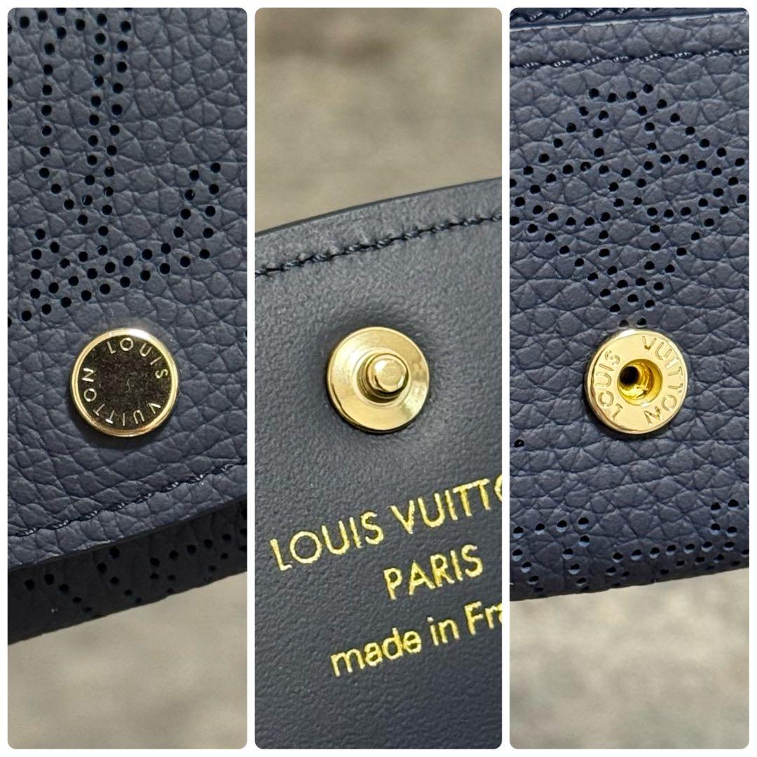 2025年モデル 未使用⭐️ルイヴィトン マヒナ ミュルティクレ4 キーケース 紺