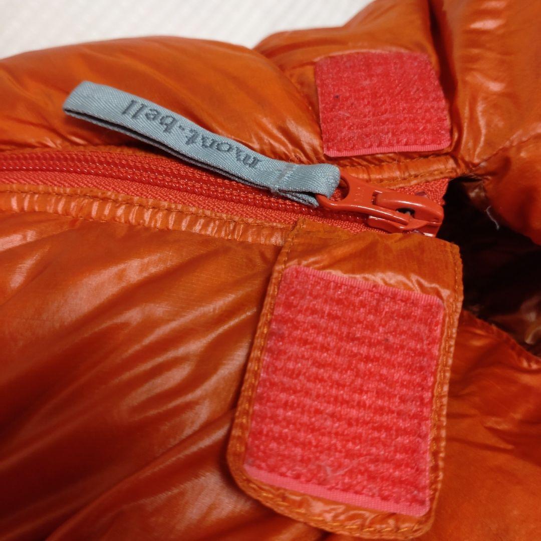 美品 mont-bell モンベルダウンハガー♯1(R ZIP)グースダウン