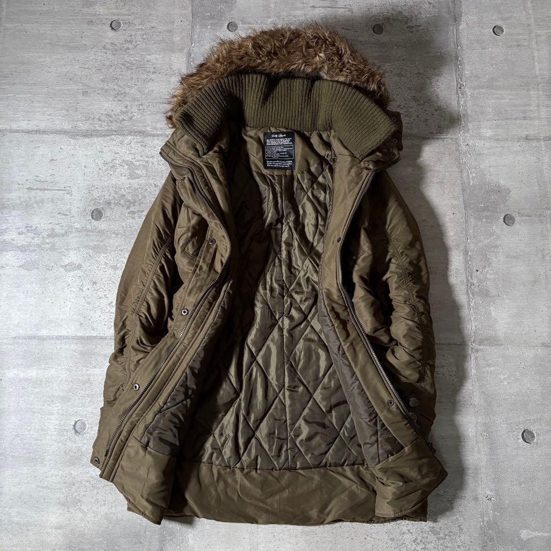 00s ファー ミリタリージャケット シャーリング 平成ギャル ギミック