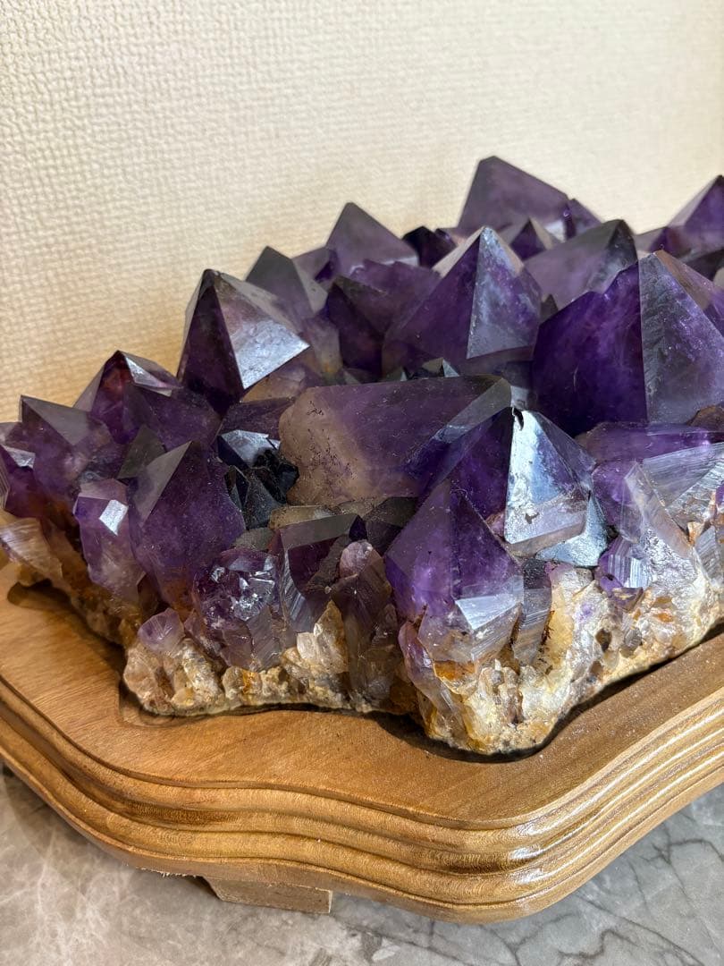 レア♡コンゴ産♡アメジストポイント原石♡9.3kg パワー強!!!!