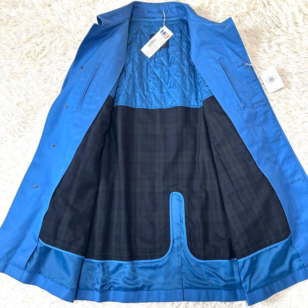 【未使用タグ付】J.PRESS メンズライナー付ステンカラーコート 比翼仕立XL