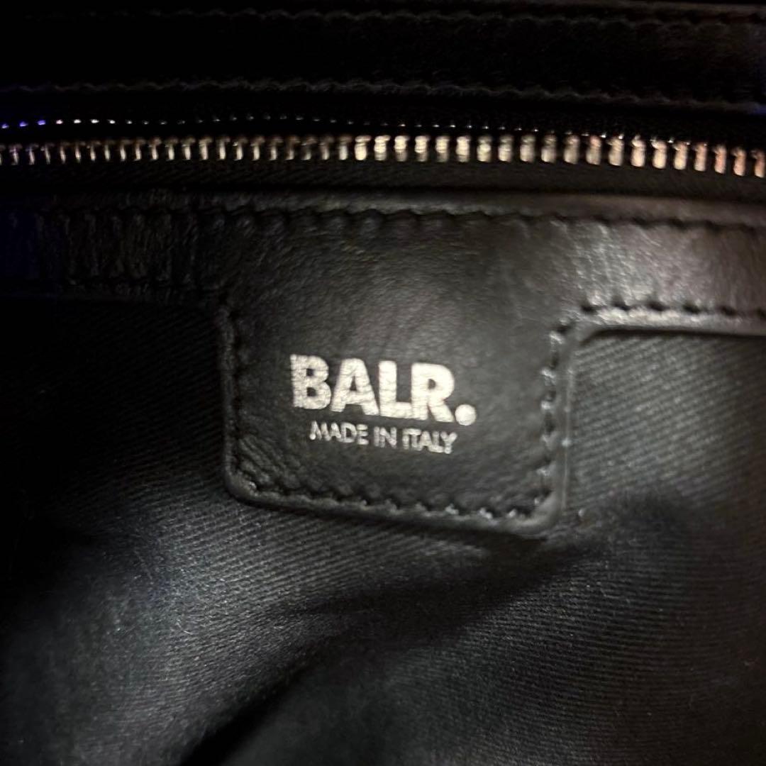 美品ボーラー /BALR.レザーリュック•バックパック男女兼用