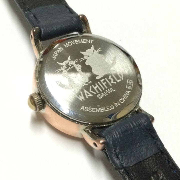 カスタム！中古美品、電池交換済】わちふぃーるど ダヤン 腕時計