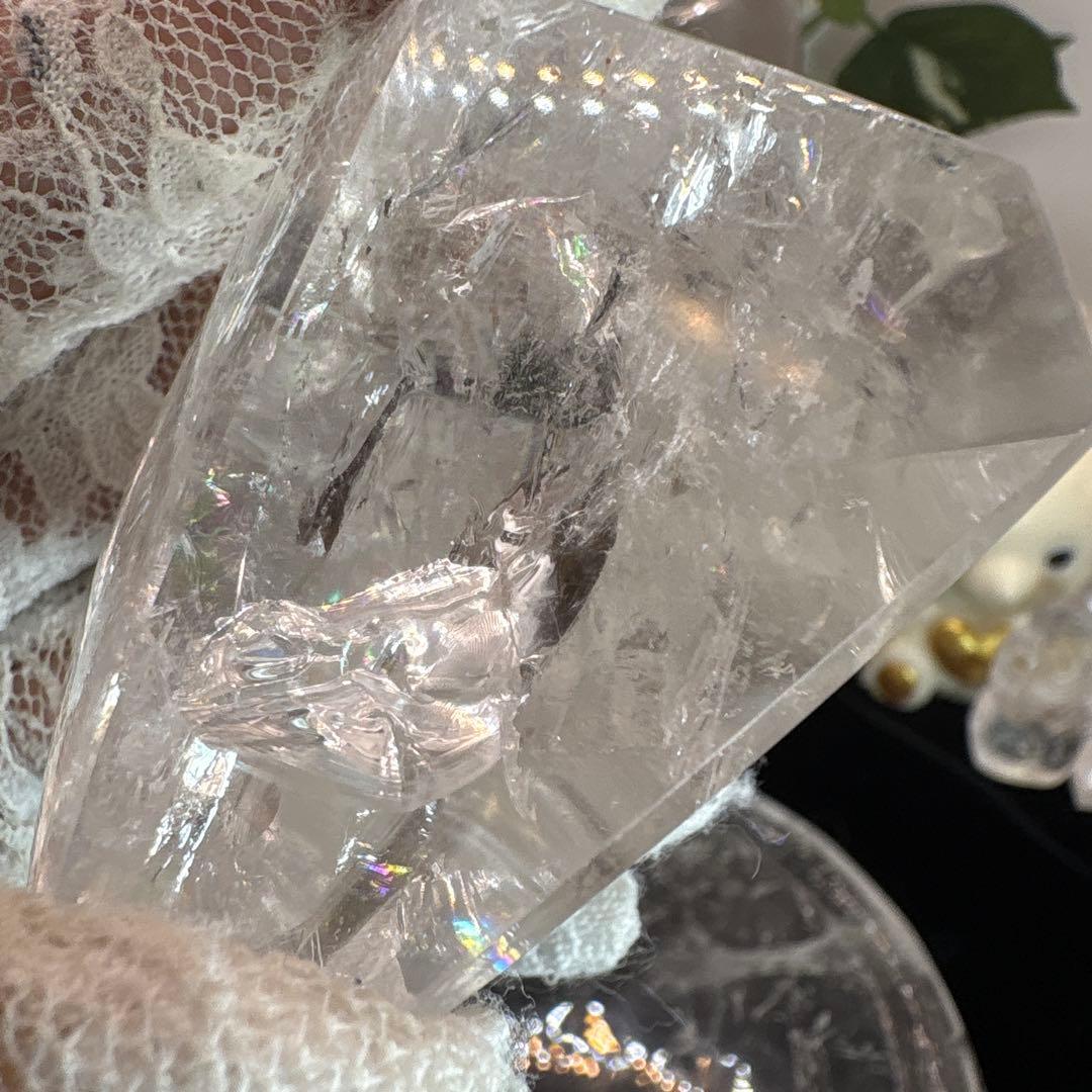 高品質 水晶フリーフォーム 虹♡♡No.2126