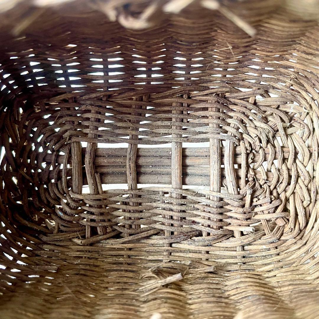 【訳あり】ドールパニエ　フランスアンティーク 人形用 ミニ プチ カゴ 籠 かご