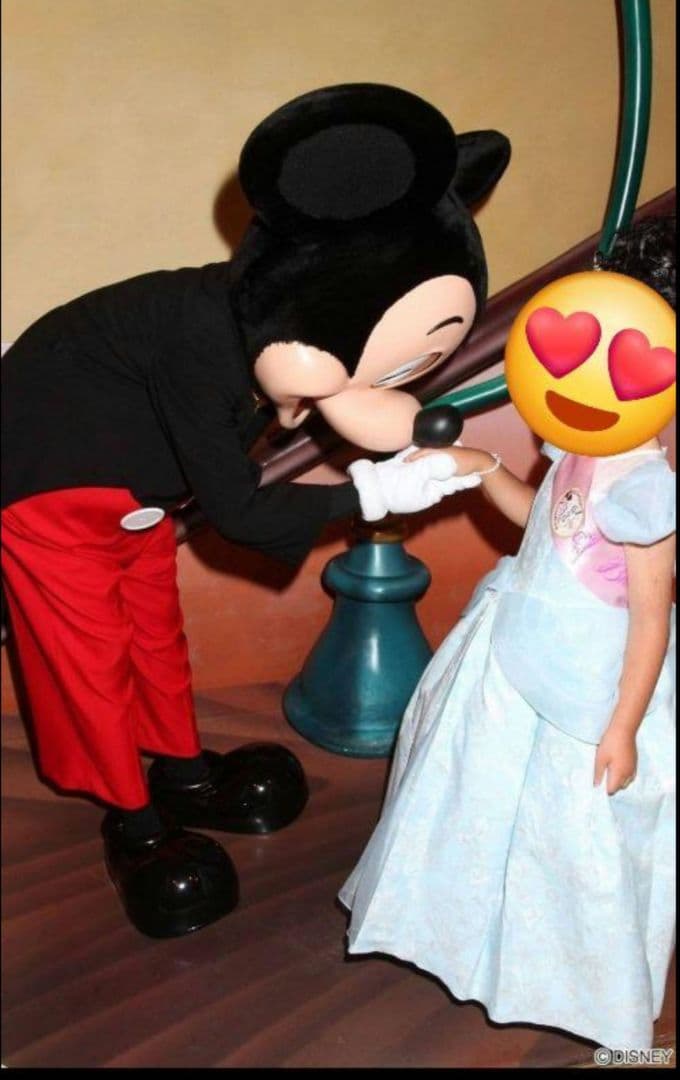 H*a様 【美品】ビビディバビディブティック♡シンデレラドレス手袋付き♡120♡