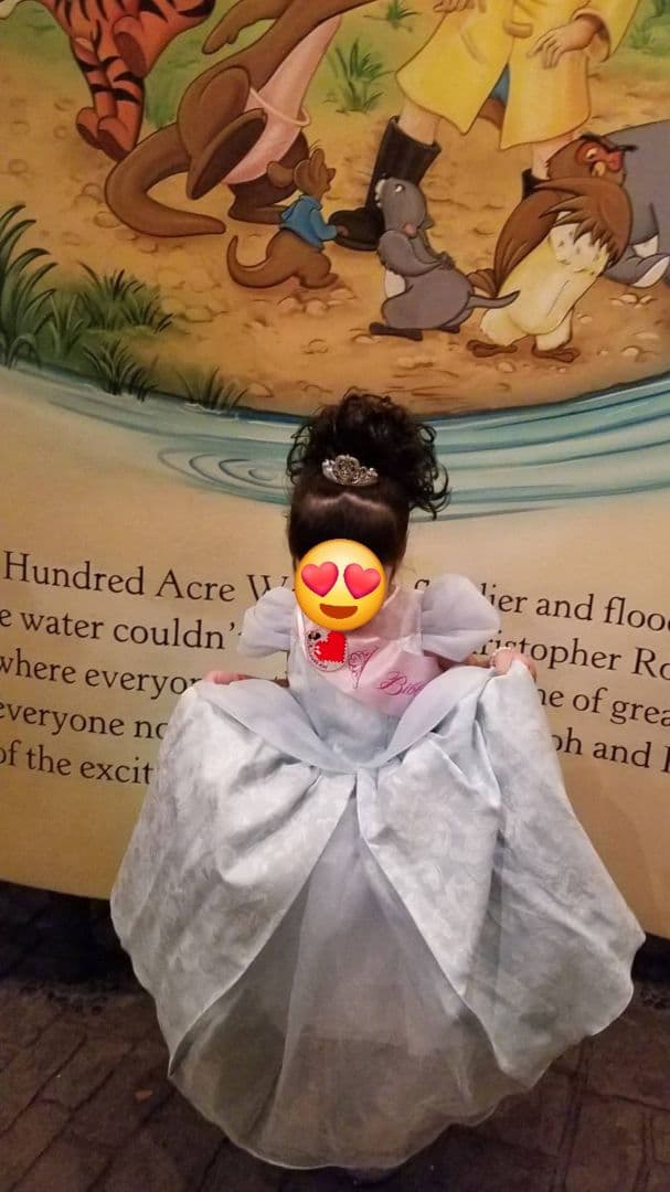 H*a様 【美品】ビビディバビディブティック♡シンデレラドレス手袋付き♡120♡