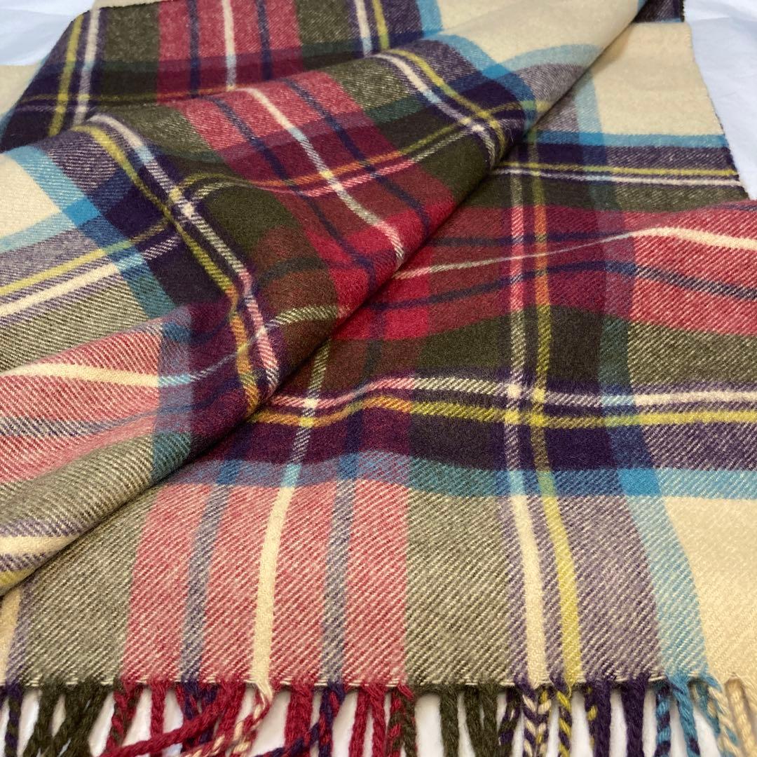 ジョンストンズ カシミヤ100％ 大判ストール ヘシアンドレス 国内正規品