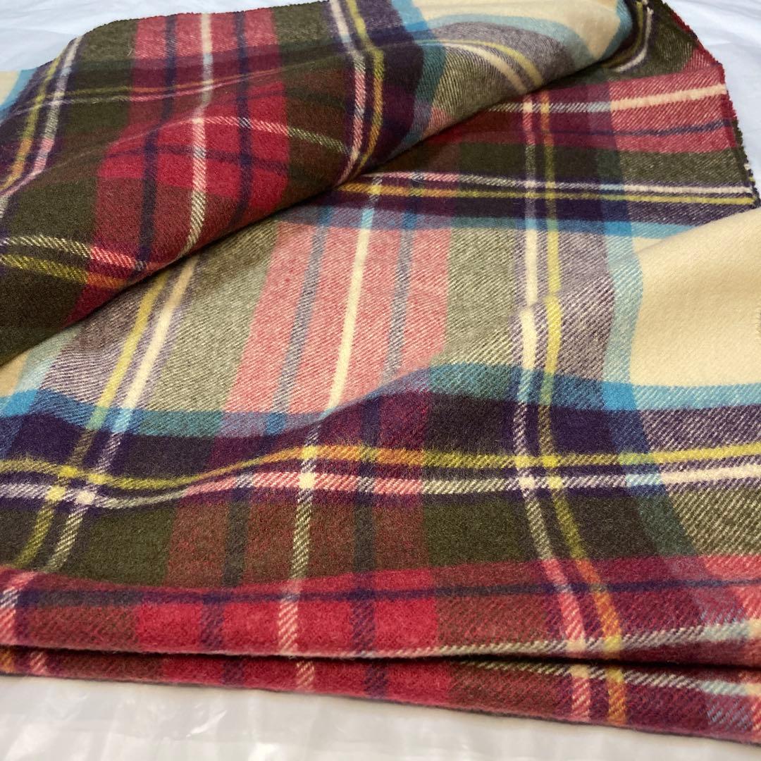 ジョンストンズ カシミヤ100％ 大判ストール ヘシアンドレス 国内正規品