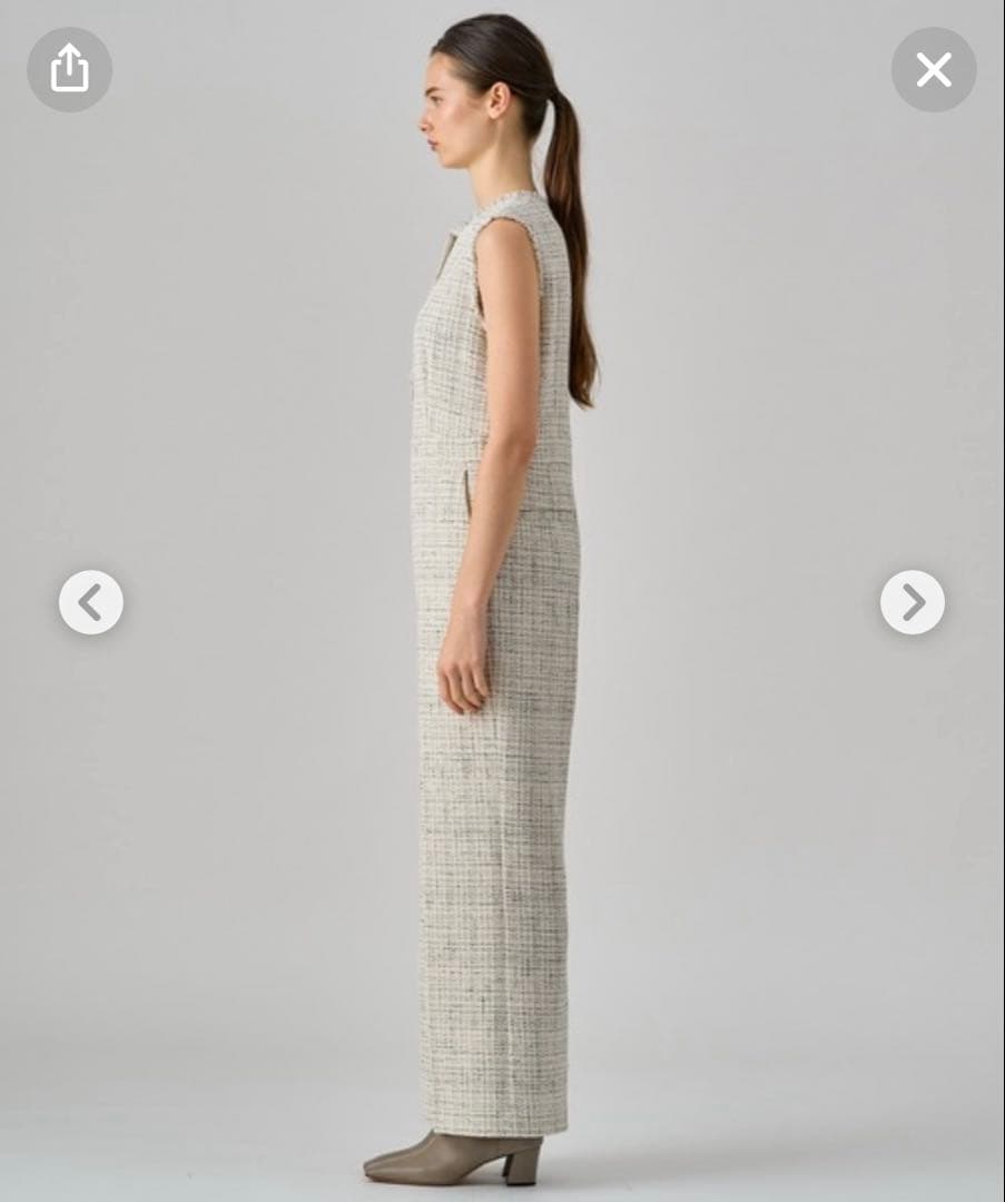 ★12/25まで★【ANAYI】ツイードジャンプスーツ・パンツスーツ（36）