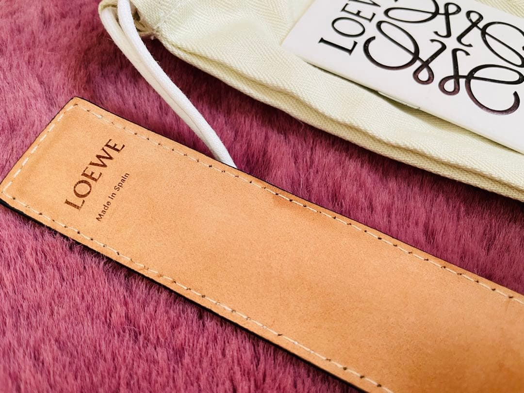 LOEWE ブラウンレザーバングル