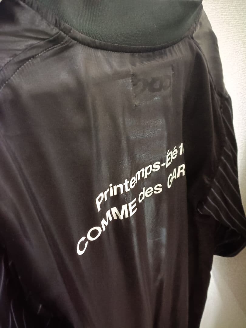 COMME des GARÇONS ストライプ袖コート