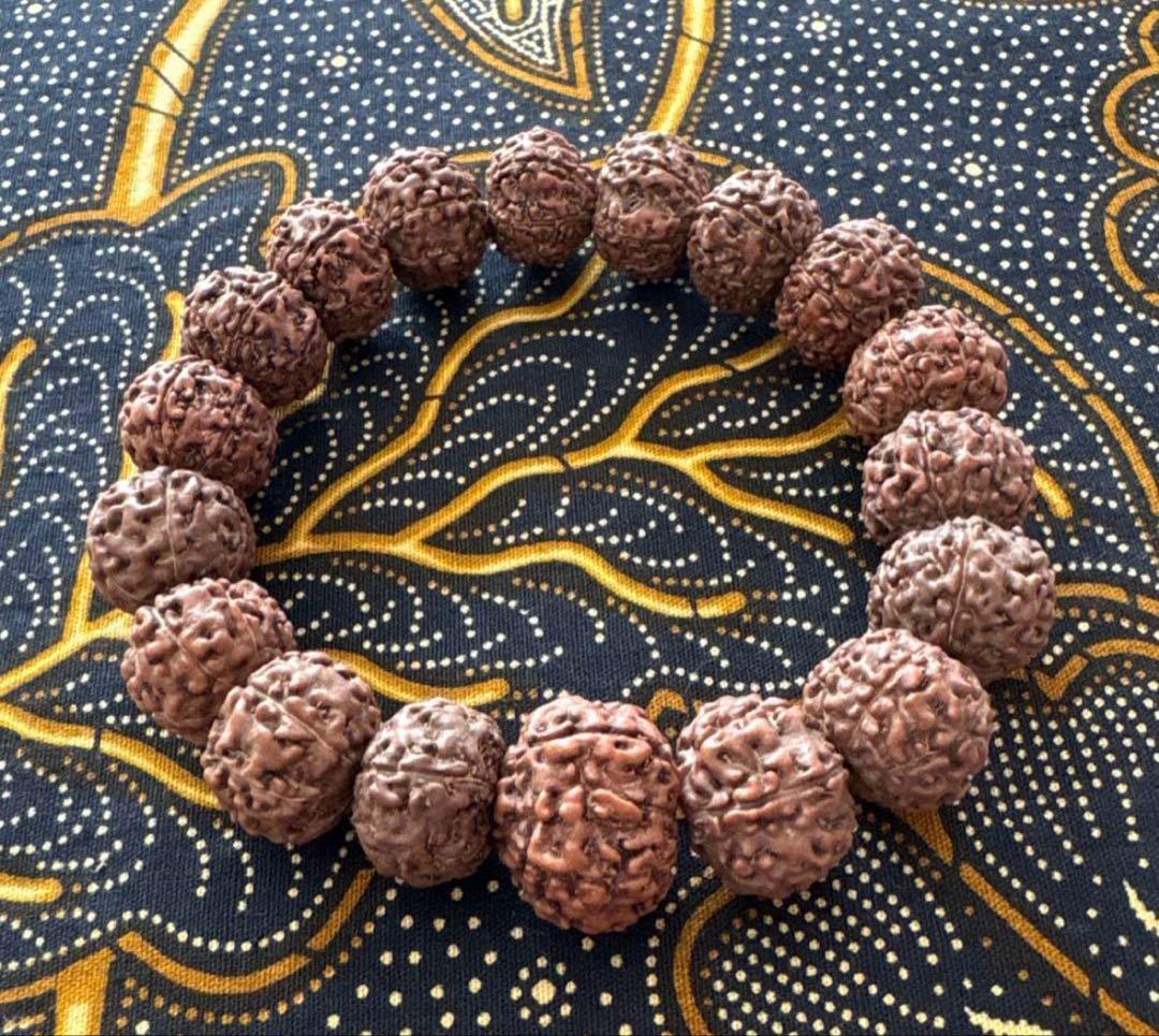 ✰︎‪ 琥珀 ✰ ✰︎ ルドラクシャマーラー　トップ13ムキ