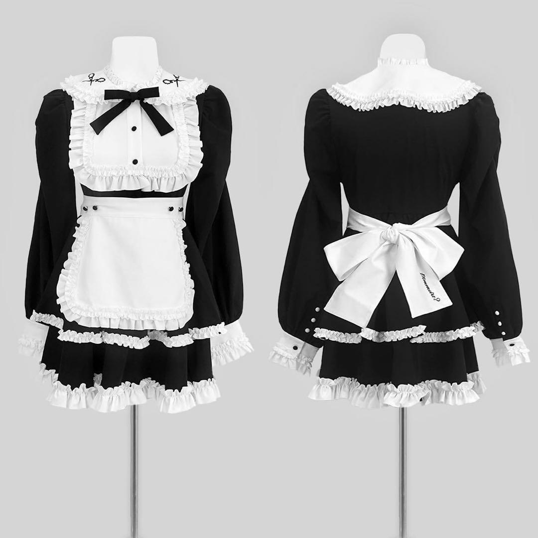 DimMoire ディムモアール 絶メイドワンピース black&white - メルカリ