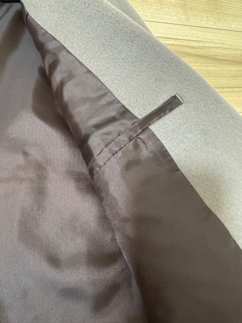 【美品】SHIPS any フューチャーメルトン チェスターコート