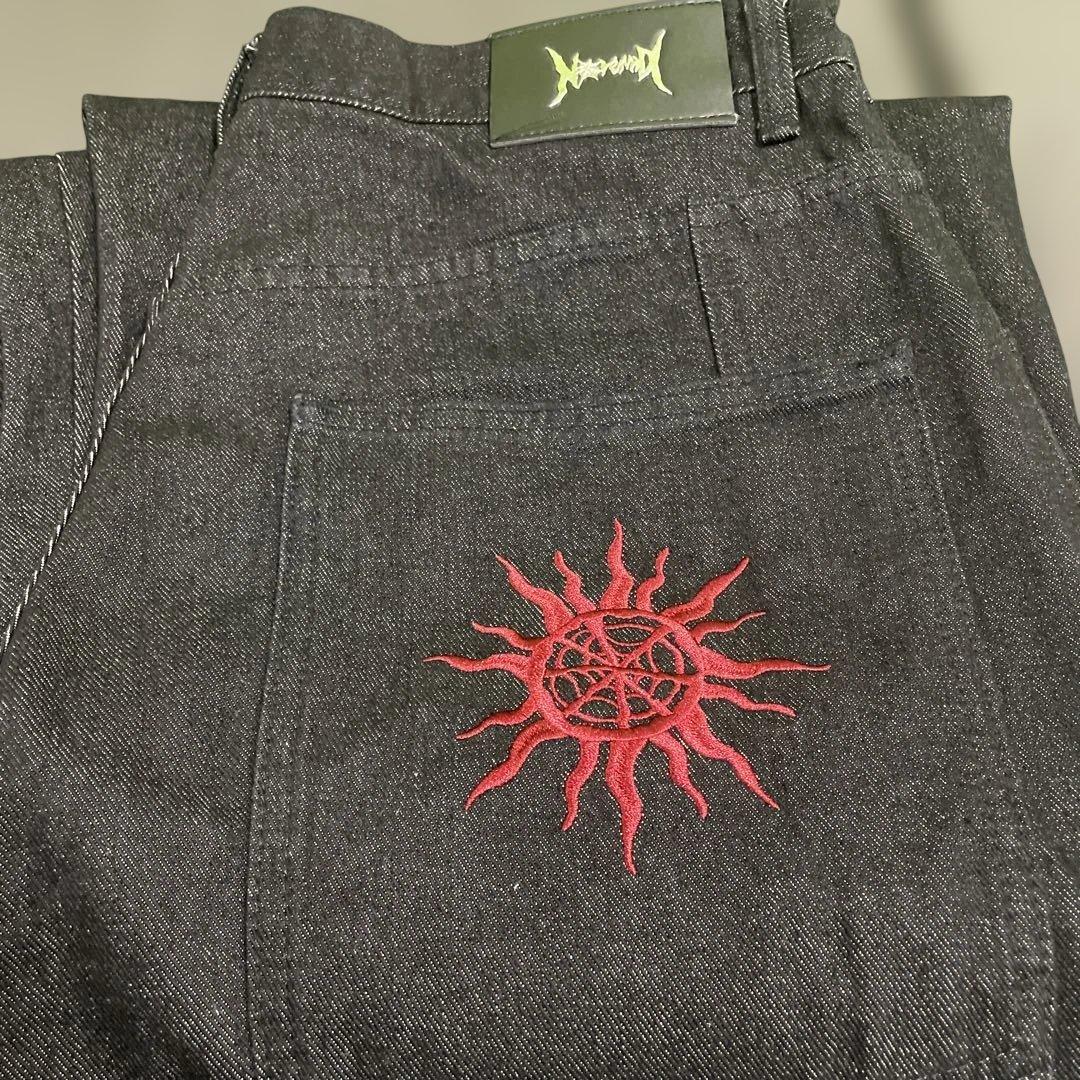 NOREMID リジットデニムレッド - メルカリ