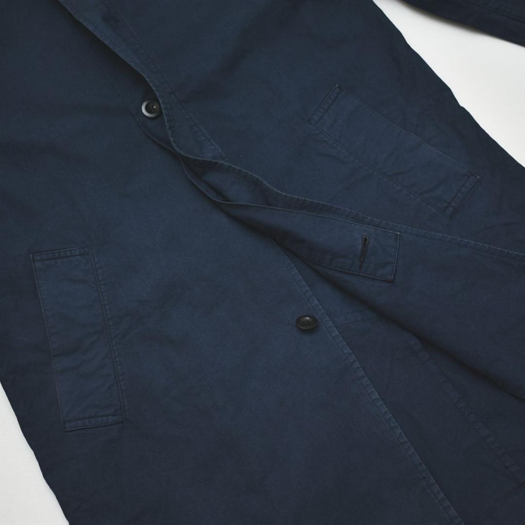 マーガレットハウエル MHL. ステンカラー コート センターベント S 紺