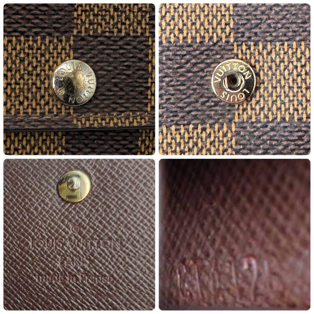 美品 ルイヴィトン ダミエ エベヌ ミュルティクレ6 キーケース 6連 鍵 .