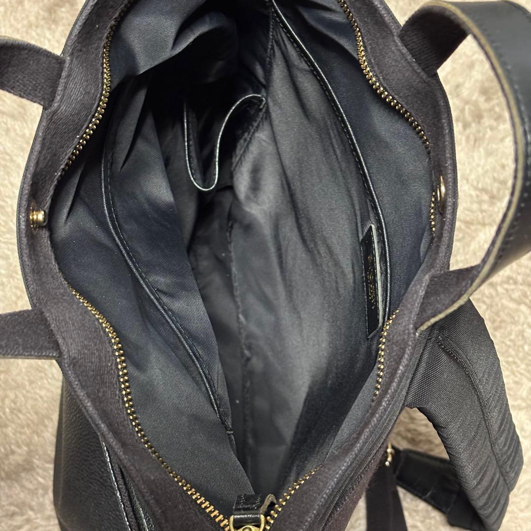 Breath TOPKAPIリプル A4 トート リュック / バック撥水　黒