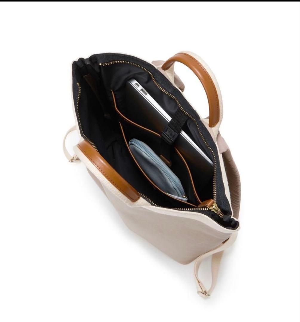 Breath TOPKAPIリプル A4 トート リュック / バック撥水　黒