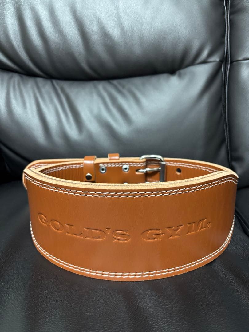 正規品　ゴールドジムプロレザーベルトＭサイズ　値下げ不可です