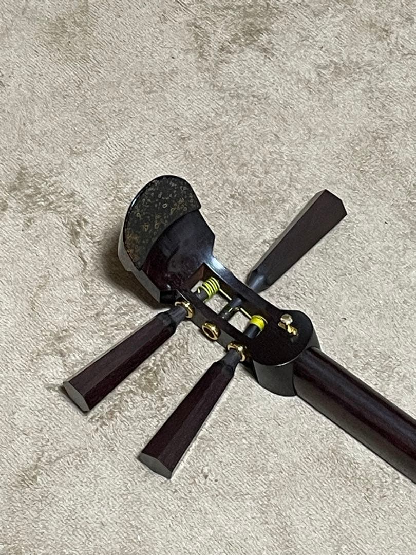 = ゆうえんちー = 津軽紅木金細三味線(通常撥+鼈甲撥付)