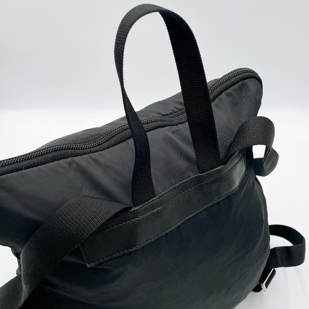 美品 GUCCI リュック 折り畳み トラベルバッグ ブラック f416