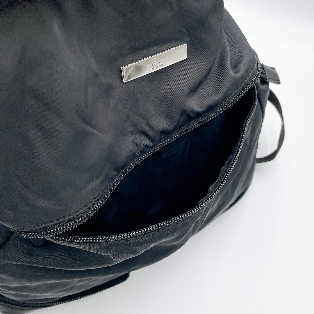 美品 GUCCI リュック 折り畳み トラベルバッグ ブラック f416